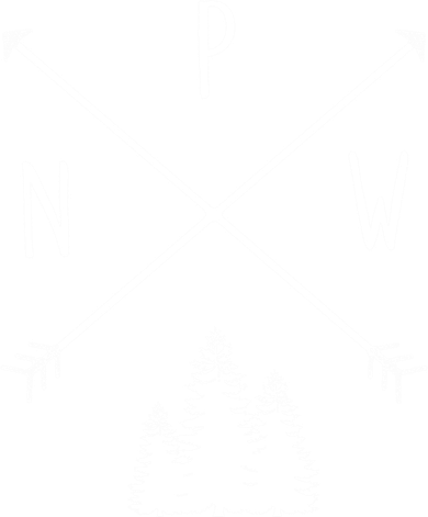 Pine Trees Pacific Northwest Pnw With Arrows Outdoor Gift Bucket Hat