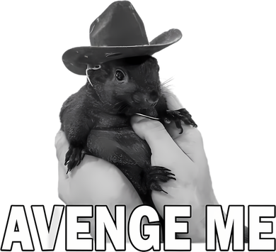 Peanut The Squirrel Avenge Me Apron