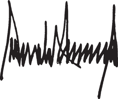 President Trump Signature T-Shirt