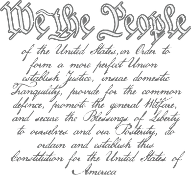 Preamble To The US Constitution 4th Of July We The People T-Shirt