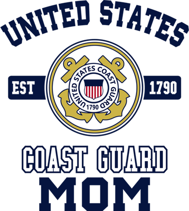 Proud Us Coast Guard Mom Military Pride Gift Tumbler