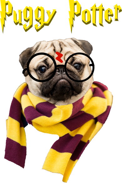 Puggy Potter Funny Parody Movie Coffee Mug