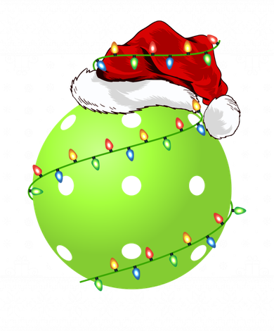 Pickleball Ugly Sweater Santa Lighting Pickleball Christmas Gift Mousepad