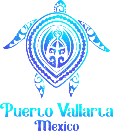 Puerto Vallarta Mexico Souvenirs Tropical Blue Sea Turtle Toddler Long Sleeve