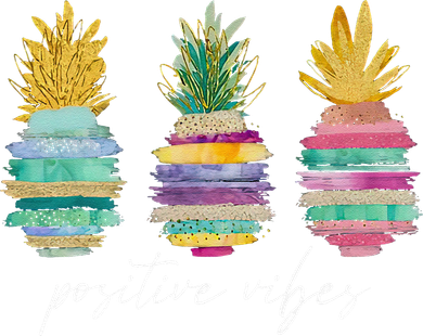 Positive Vibe Pineapple Transfer Day Infertility Ivf Mom Dad Kids Sweatshirt