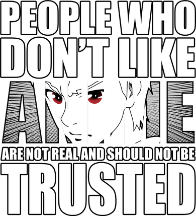 People Who Don't Like Anime Golf Towel