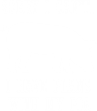 Plans With My Pig Ironic Farmer Pork Gift Beanie