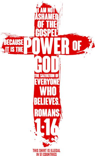 I Am Not Ashamed of the Gospel The Power of God Romans 1:16 Button