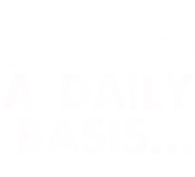 People Who Tolerate Me On A Daily Basis Sarcastic Graphic Novelty Funny Kids Sweatshirt