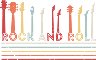 Rock And Roll Vintage Design Concert Band Rock Music Lover Gift Santa Hat