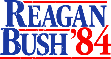 Reagan Bush 84 Vintage Apron