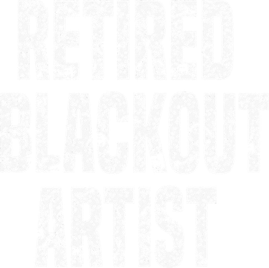 Retired Blackout Artist Alcohol Sobriety Toddler Long Sleeve