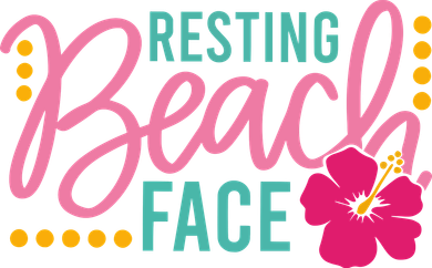 Resting Beach Face Funny Summer Kids Long Sleeve Shirt