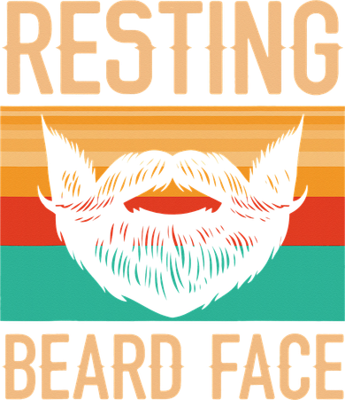 Resting Beard Face Beard Lover Bearded Guy Mustache Tumbler