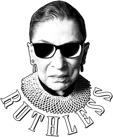 Ruthless RBG Ganster Ruth Bader Ginsburg Women's Long Sleeve Shirt