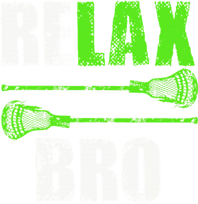 Relax Bro Lacrosse Sports Team Game Kids Hoodie
