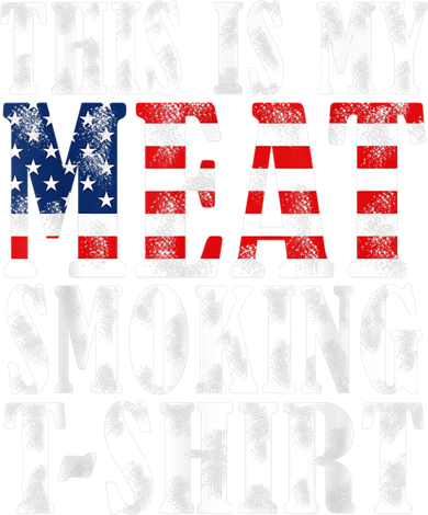 Retro BBQ Smoker Vintage US Flag This Is My Meat Smoking Baby Bodysuit
