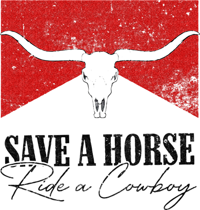 Retro Bull Skull Western Country Save A Horse Ride A Cowboy Kids T-Shirt