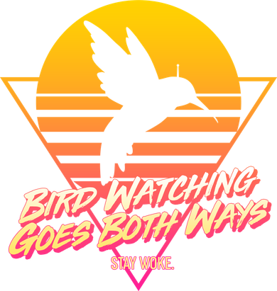 Retro Bird Watching Goes Both Ways Women's Sweatshirt