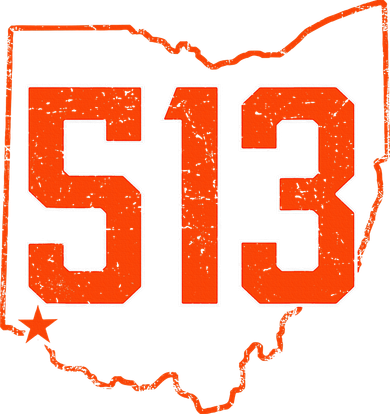 Retro Cincinnati 513 Area Code Ohio Kids Hoodie