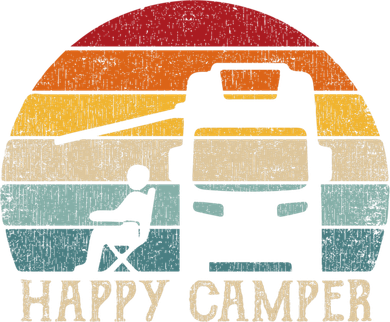 Rv Camping 70s 80s Retro Happy Camper Cool Gift Women's Hoodie
