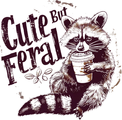 Raccoon Cute But Feral Kids Sweatshirt