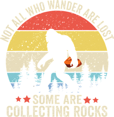 Rock Collector Bigfoot For Rockhound Geologist Geod Hunter Coffee Mug