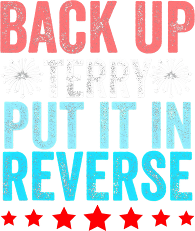 Retro Costume Back It Up Terry 4th Of July Fireworks Funny Apron