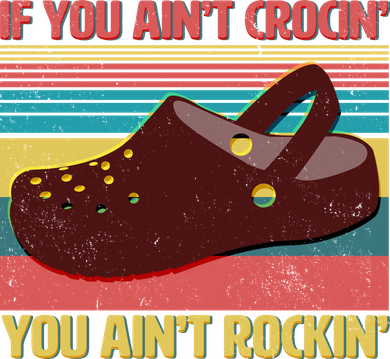 If You Ain't Crocin' You Ain't Rockin' Kids Hoodie