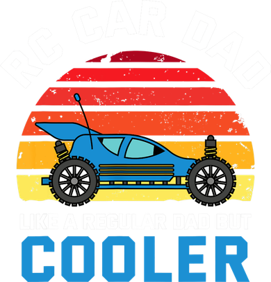 RC Car Dad Like A Regular Dad But Cooler RC Racing Lover Baby Bodysuit