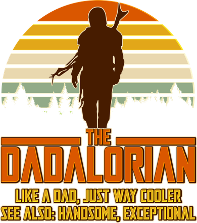 The Dadalorian Like A Dad Handsome Exceptional Ceramic Ornament
