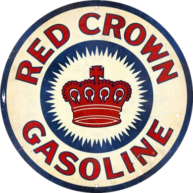 Red Crown Gas Vintage Sign Toddler Long Sleeve