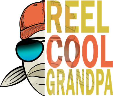 Reel Cool Fishing Grandpa  Doddie Hoodie