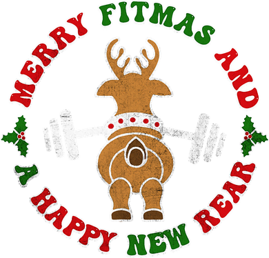 Retro Christmas Merry Fitmas And A Happy New Rear Toddler Hoodie