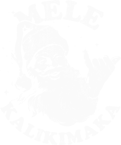 Retro Christmas Mele Kalikimaka Santa Shaka Hawaii Essential Women's Long Sleeve Shirt