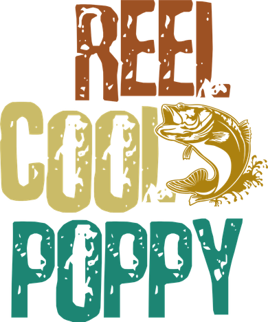 Reel Cool Poppy Vintage Fishing Doddie Hoodie