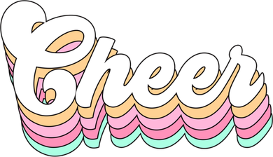 Retro Cheer Pastel For Cheerleaders Teen Girls Aesthetic Gift Doggie Tank