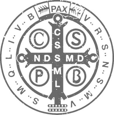 Religious Catholic St. Benedict Medal Christian Toddler Long Sleeve