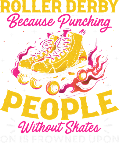 Roller Derby Because Punching People Without Skates Inline Beanie