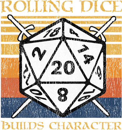 Rolling Dice Builds Character Funny Rpg Tabletop Gamer Toddler Hoodie