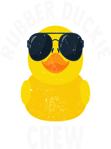 Rubber Duckie Crew Funny Rubber Duck Women's Long Sleeve Shirt