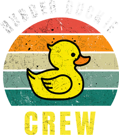 Rubber Duckie Crew Funny Rubber Duck Visor