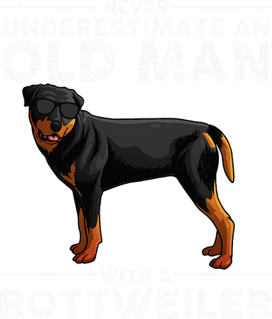 Rottweiler Designs For Dad Grandpa Rottie Lovers Hooded Wearable Blanket