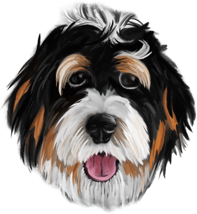Realistic Dog Face Tank Top