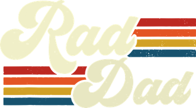 Rad Dad Shirt Vintage Retro Fathers Day Gift Kids Hoodie