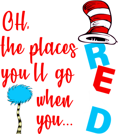 Oh The Places You'll Go When You Read Women's Hoodie