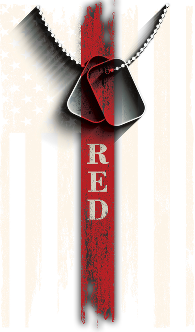 Red Friday Vintage American Flag Magnet