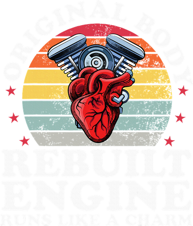 Rebuilt Engine Open Heart Surgery Recovery Survivor Women's Hoodie