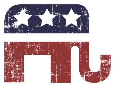 Republican Elephant Political Party Women's Hoodie