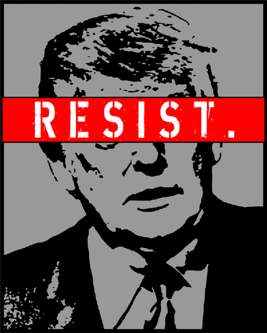 Resist. President Donald Trump Anti Trump The Resistance Hat